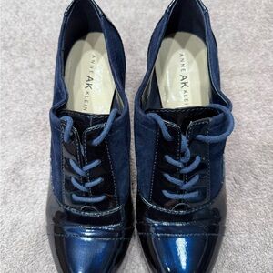 Anne Klein Women's Navy Oxford Shoes